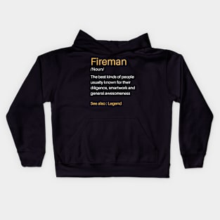 Best fireman Kids Hoodie